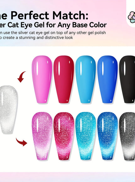 KissICON 12 Colors KissIcon Saviland Cat Eye Gel Set 12 Colors