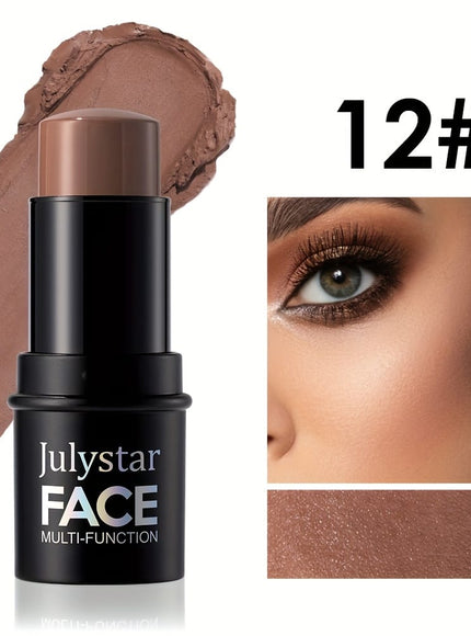 jkthpu-45 12 Julystar Blush Stick Matte Finish Full Coverage Berry
