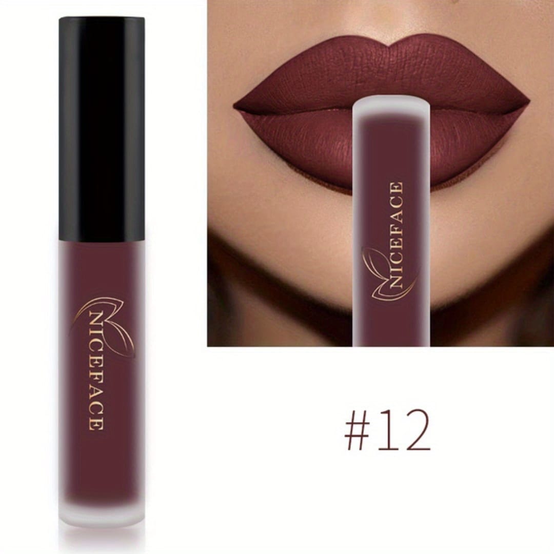 KissICON 12# KissIcon 20 Colors Matte Lip Glaze - Smudge