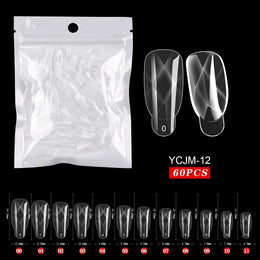 KissICON 12 KissIcon 60Pcs False Nail Tips Acrylic Gel -