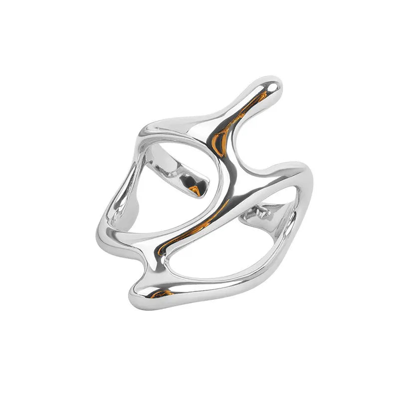 KissICON 12 Kissicon Colorful Drip Glaze Ring – Adjustable Gold