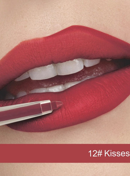 KissICON 12# KissIcon Matte Nude Lipstick Pen Long Lasting Velvet