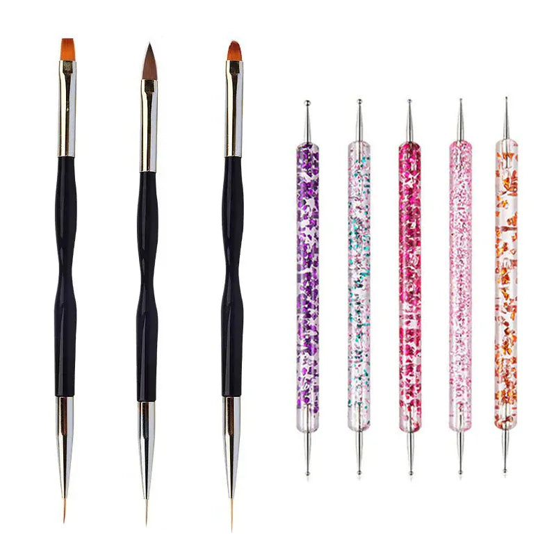 KissICON 12 KissIcon Nail Art Brush Set - Multi Tool