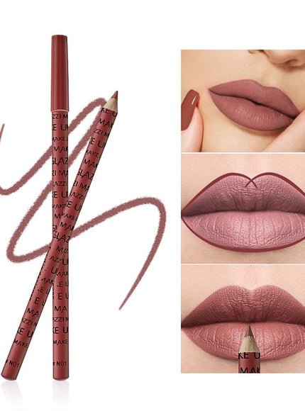 KissICON 12 Pack KissIcon Lip Liner Nude Matte Waterproof - Moisturizing