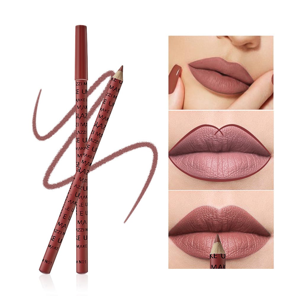 KissICON 12 Pack KissIcon Lip Liner Nude Matte Waterproof - Moisturizing