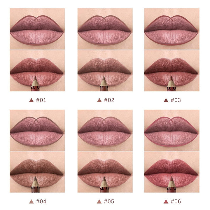 KissIcon Lip Liner Nude Matte Waterproof - Moisturizing