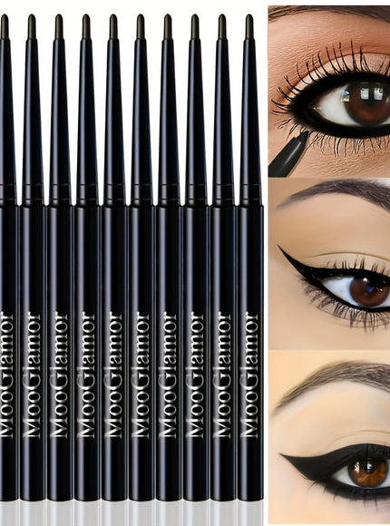 KissICON 12 packs black 12pc Longlasting Waterproof Gel Eyeliner Pen