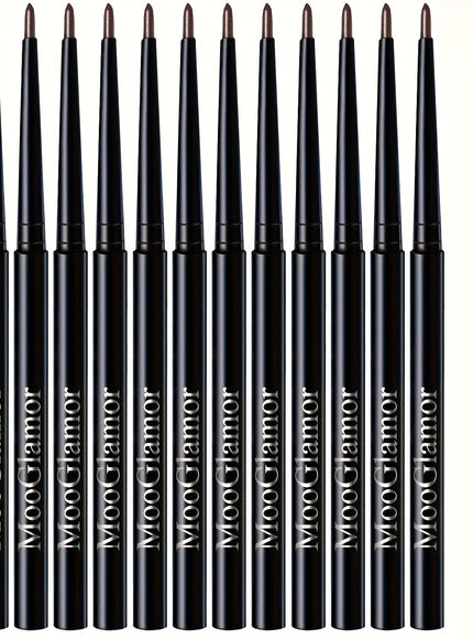 KissICON 12 pieces of brown 12pc Longlasting Waterproof Gel Eyeliner Pen