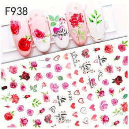 KissICON 12 Sheets KissIcon All Holidays Nail Art Stickers - Self-Adhesive