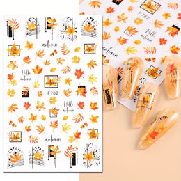 KissICON 12 Sheets KissIcon All Holidays Nail Art Stickers - Self-Adhesive
