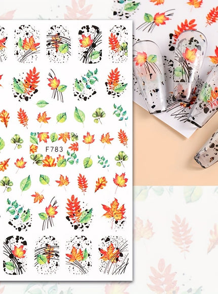 KissICON 12 Sheets KissIcon All Holidays Nail Art Stickers - Self-Adhesive