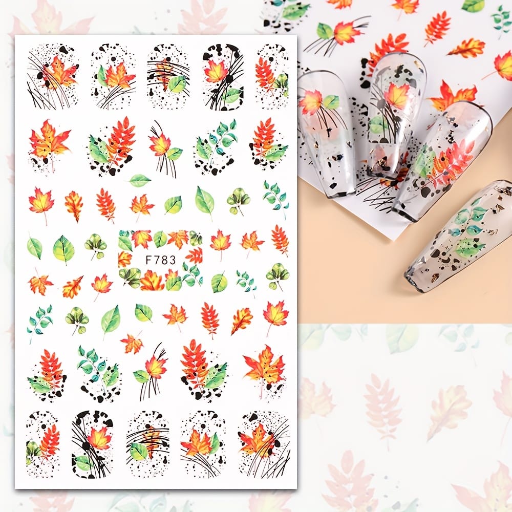 KissICON 12 Sheets KissIcon All Holidays Nail Art Stickers - Self-Adhesive
