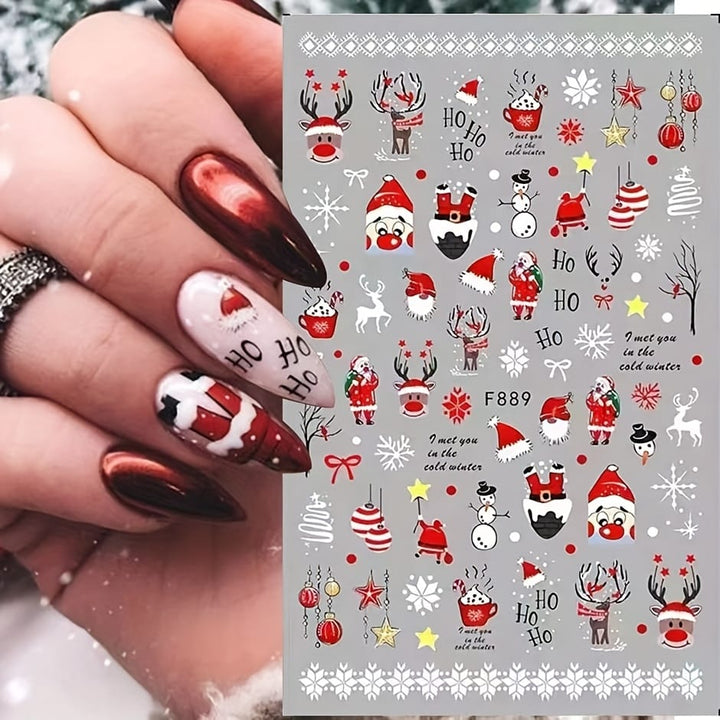 KissIcon All Holidays Nail Art Stickers - Self-Adhesive