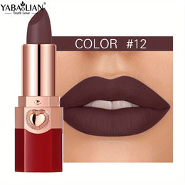 KissICON #12 💋 YABAOLIAN Lipstick 12 Colors - Waterproof Matte