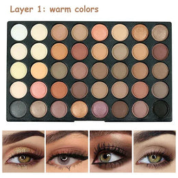 KissICON 120 color KissIcon 120 Color Eye Shadow Palette - Waterproof