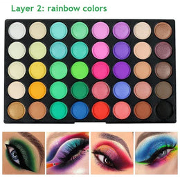 KissICON 120 color KissIcon 120 Color Eye Shadow Palette - Waterproof