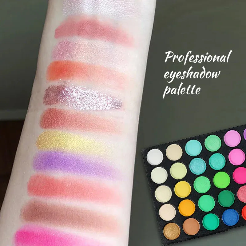 KissICON 120 color KissIcon 120 Color Eye Shadow Palette - Waterproof
