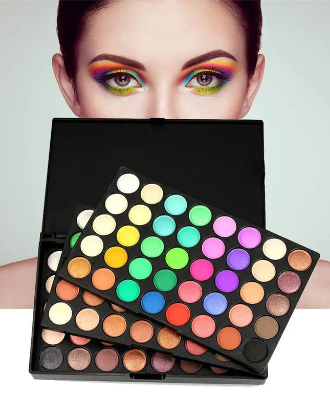 KissICON 120 color KissIcon 120 Color Eye Shadow Palette - Waterproof