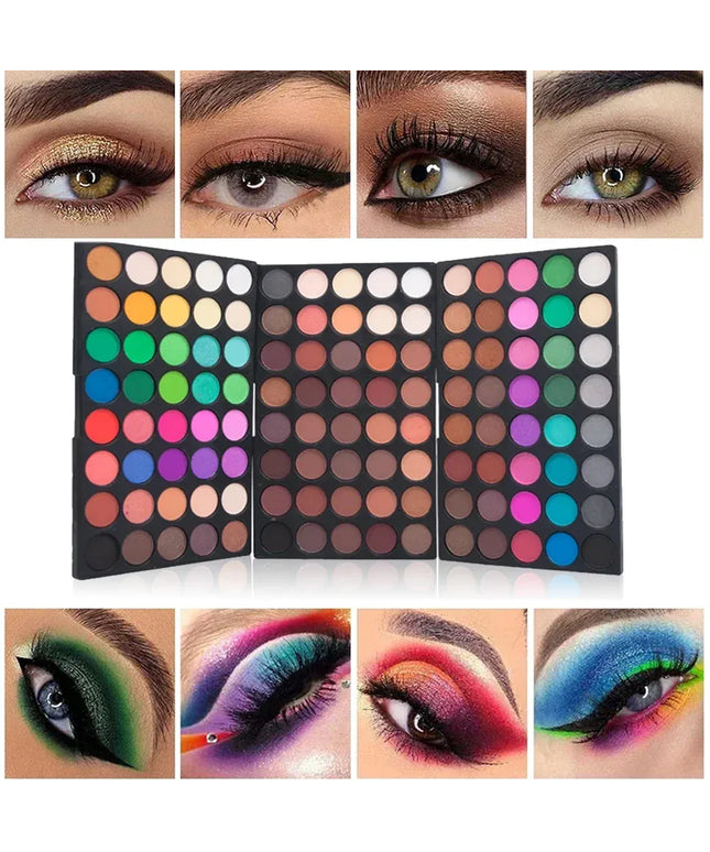 KissICON 120 color KissIcon 120 Color Eye Shadow Palette - Waterproof
