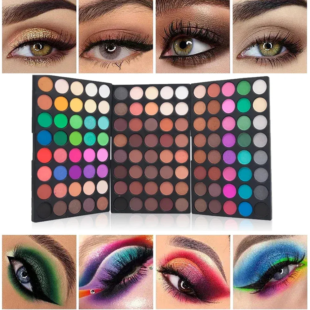 KissICON 120 color KissIcon 120 Color Eye Shadow Palette - Waterproof