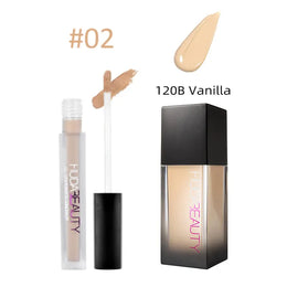 KissICON 12002 as show 34ml Flawless Foundation Matte Concealer Conceals Pores