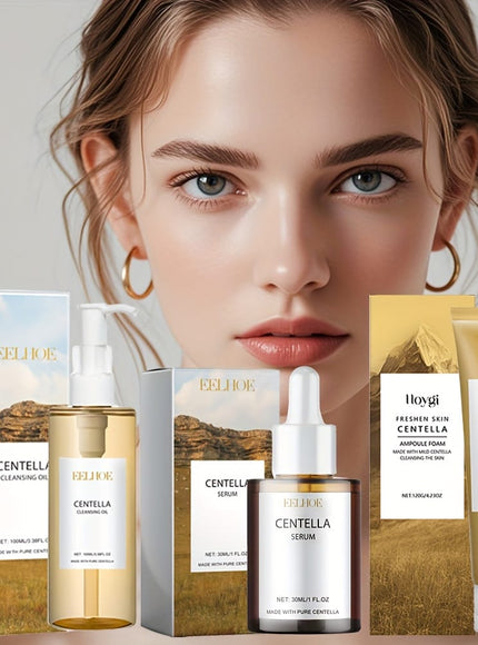 KissICON 120g+100ml+30ml Centella Asiatica 3piece Set – Hydrate Refresh Glow