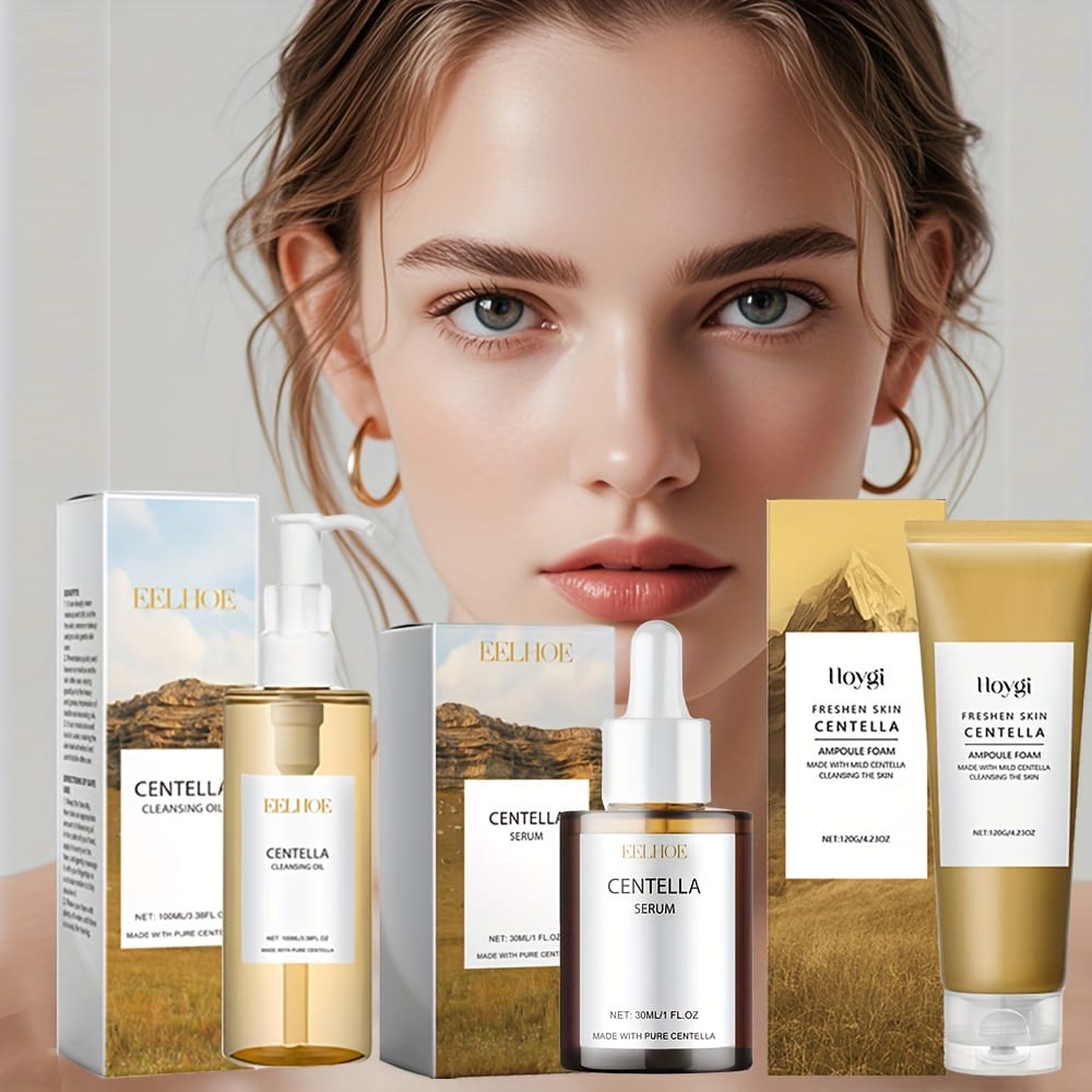 KissICON 120g+100ml+30ml Centella Asiatica 3piece Set – Hydrate Refresh Glow