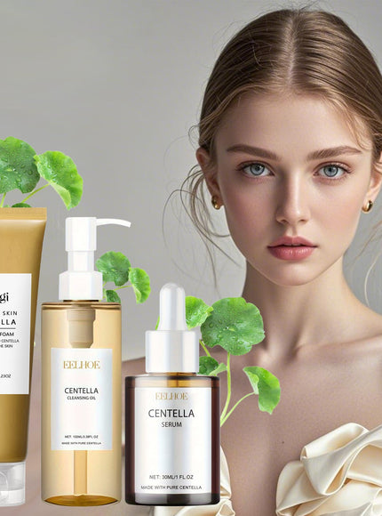 KissICON 120g+100ml+30ml Centella Asiatica 3piece Set – Hydrate Refresh Glow