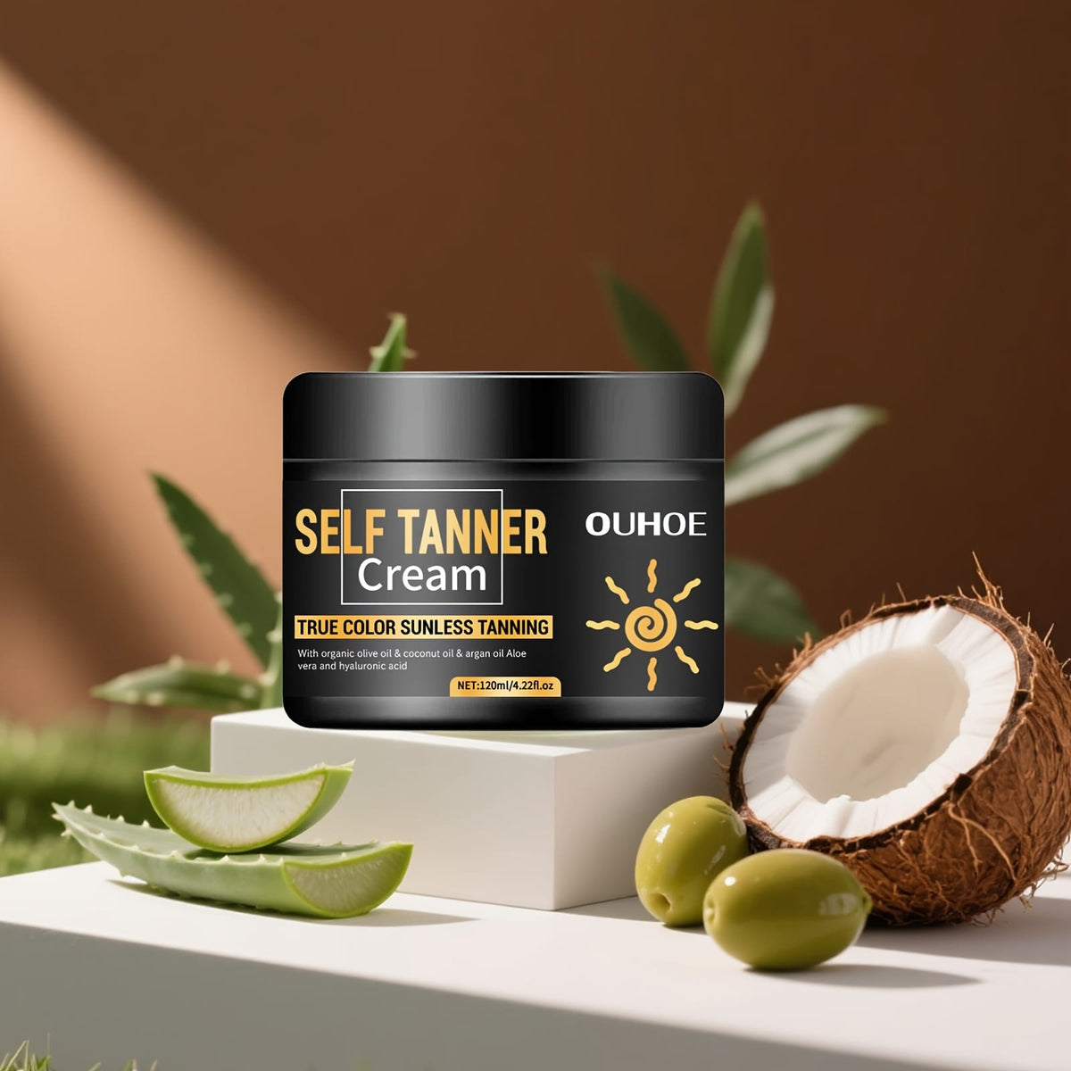 KissICON 120g Ouhoe Nongreasy Self Tanner Natural Bronze