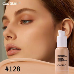 jkthpu-45 #128 KissIcon Full Coverage Waterproof Foundation - Matte Finish