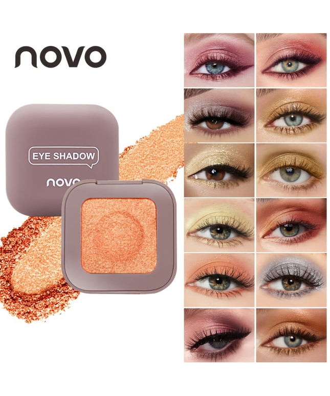 KissICON 12color Glitter Shimmer Eyeshadow Palette Vibrant Longlasting