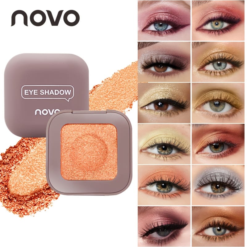 KissICON 12color Glitter Shimmer Eyeshadow Palette Vibrant Longlasting