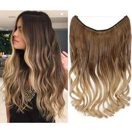 KissICON 12H18-Brown&Blonde Kissicon Hair Extensions Hidden Wire Secure