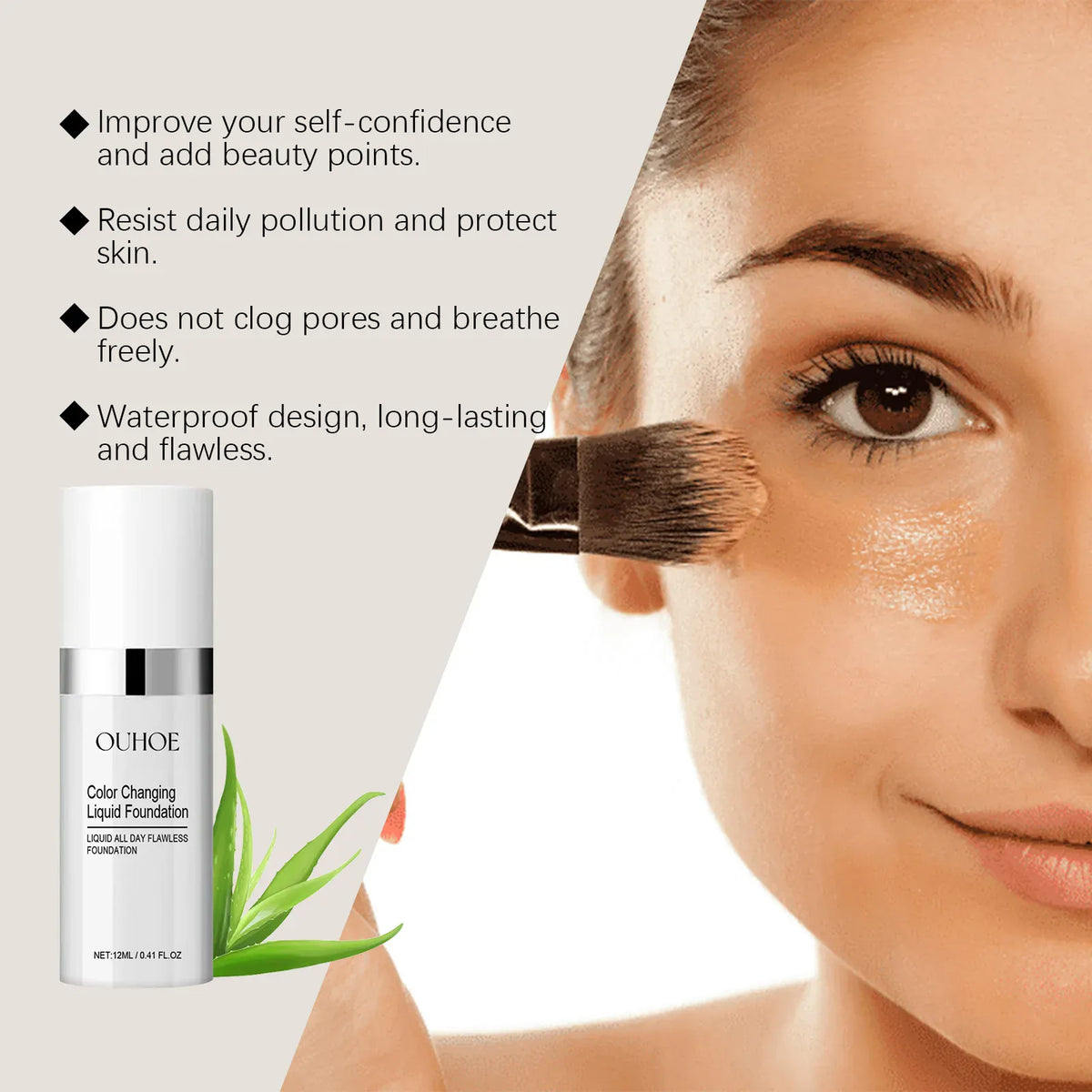 KissICON 12ml KissIcon Magic Color Changing Foundation Hydrating Base