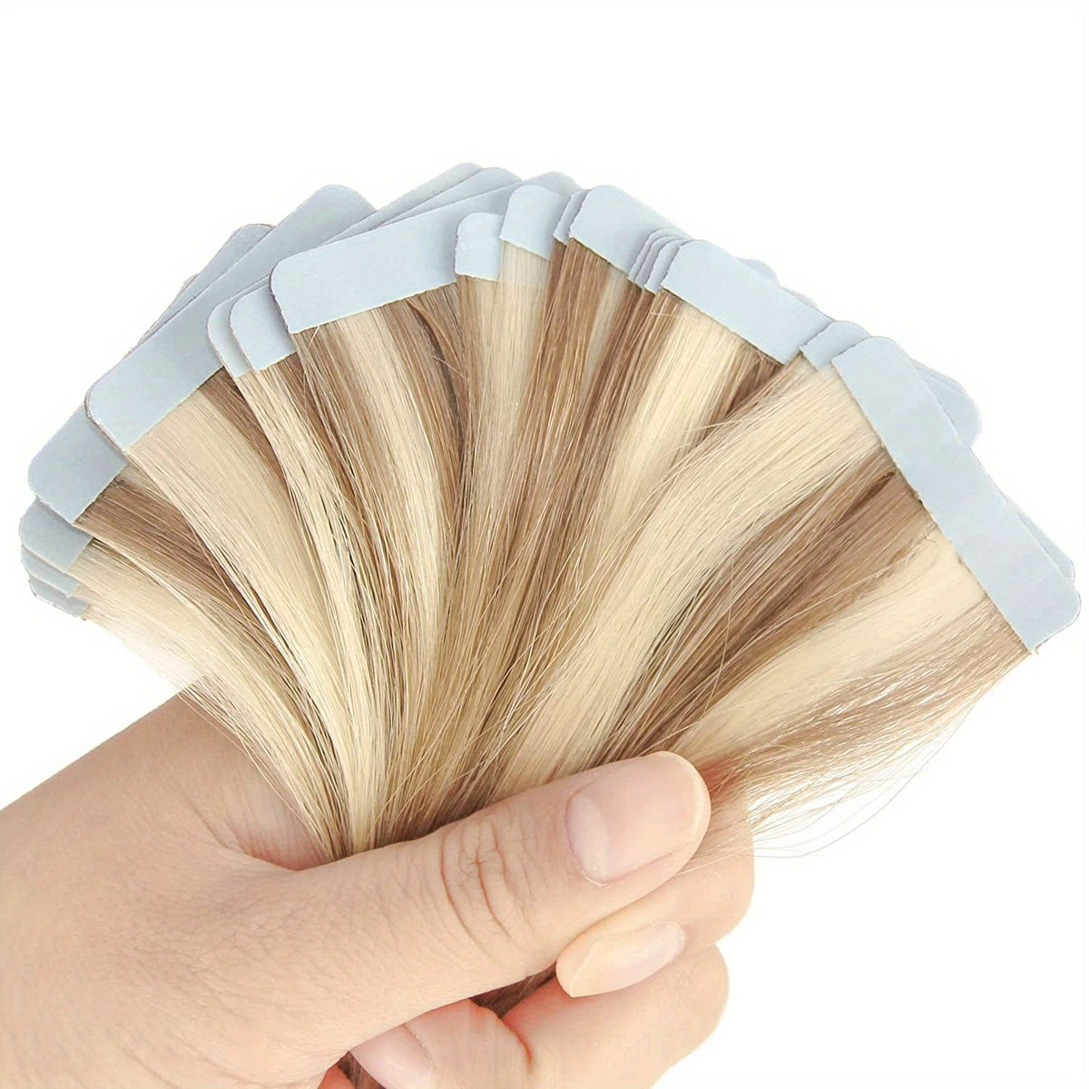 KissICON 12P613# / 22inch Remy Straight Tape In Hair Extensions 18 26