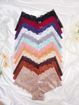 KissICON 12pack Lace Triangle Curve Panties