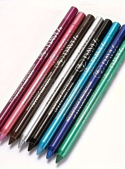 KissICON 12pcs Eyeliner Pencil with Sharpener Set 2in1 Eyeliner Pens – Color Shadow Waterproof