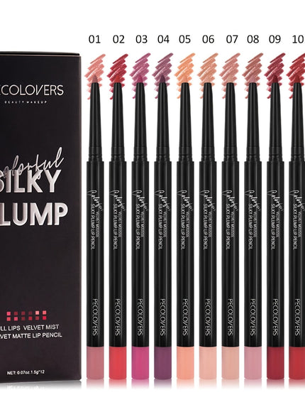 KissICON 12pcs KissIcon 12pc Lipliner Pencil - Longwear Waterproof