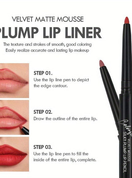 KissICON 12pcs KissIcon 12pc Lipliner Pencil - Longwear Waterproof