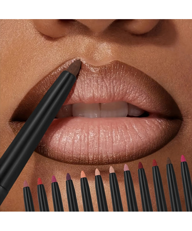 KissICON 12pcs KissIcon 12pc Lipliner Pencil - Longwear Waterproof