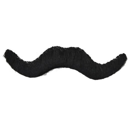 KissICON 12PCS Set Men Black Fake Moustache Mustaches Funny Beard Party Halloween Costume