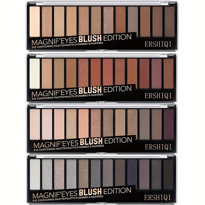 KissICON 12shade Palette Nude Smoky Fiery Looks