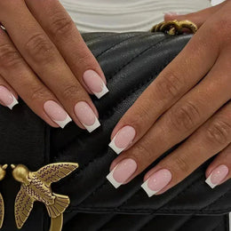 KissICON 13 KissIcon 24Pcs French Tip Nails - Solid Color