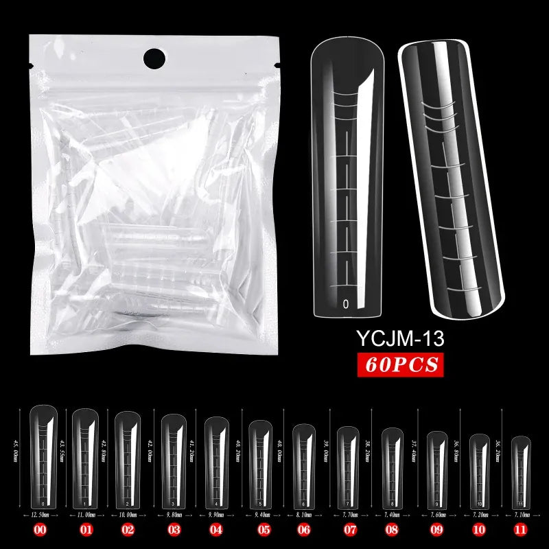 KissICON 13 KissIcon 60Pcs False Nail Tips Acrylic Gel -