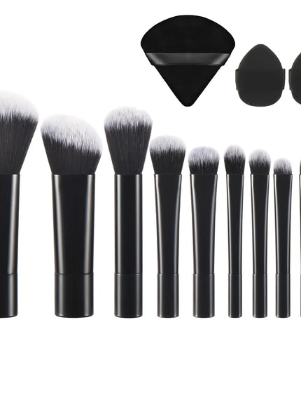 KissICON 13 PCS 1 KissIcon 10 Color Mini Makeup Brush Set Portable