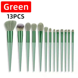 KissICON 💋 13 Piece Makeup Brush Set - Soft