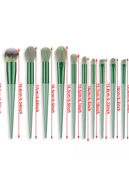 KissICON 💋 13 Piece Makeup Brush Set - Soft