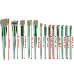 KissICON 💋 13 Piece Makeup Brush Set - Soft