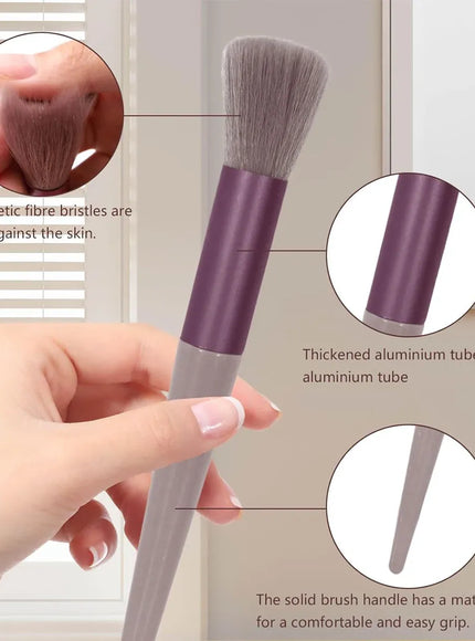 KissICON 💋 13 Piece Makeup Brush Set - Soft