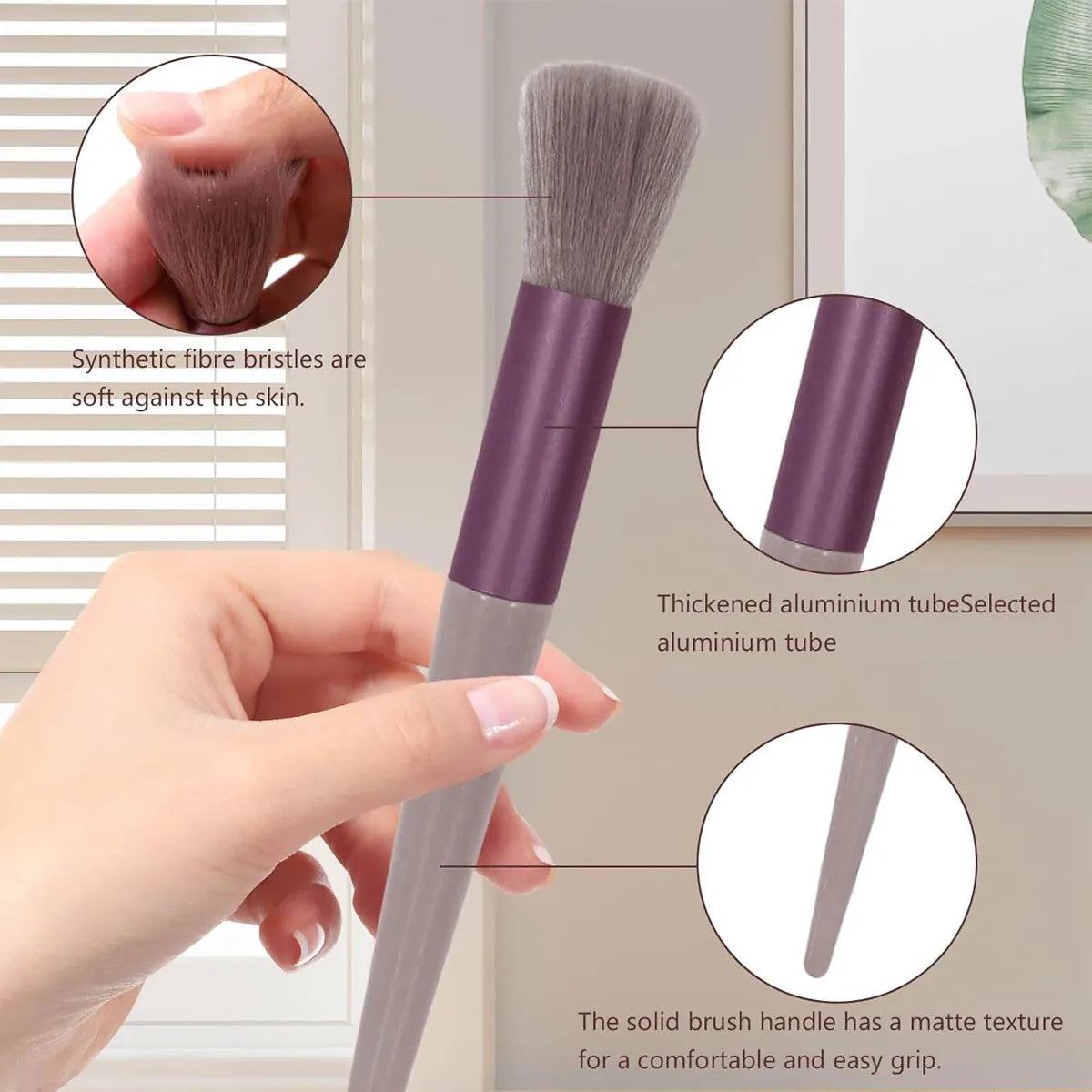 KissICON 💋 13 Piece Makeup Brush Set - Soft
